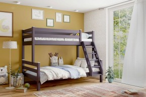 АДЕЛЬ Кровать двухъярусная с наклонной лестницей (лаванда) в Можге - mozhga.mebel-74.com | фото