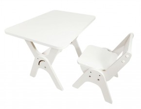 Детский растущий стол-парта и стул Я САМ "Умка" (Белый) в Можге - mozhga.mebel-74.com | фото