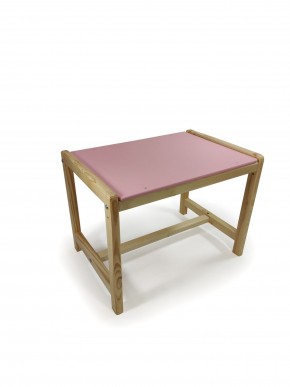 Детский растущий стол Я САМ "Лофт" (Розовый, Сосна) в Можге - mozhga.mebel-74.com | фото