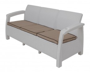 Диван Yalta Premium Sofa 3 Set (Ялта) белый (+подушки под спину) в Можге - mozhga.mebel-74.com | фото