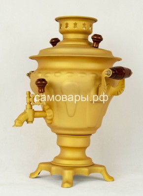 Электрический самовар "Русское золото" матовая груша на 2 литра (Ограниченная серия) в Можге - mozhga.mebel-74.com | фото