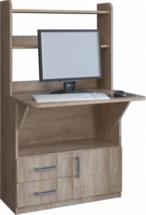 Компьютерный стол СП-1 (Дуб баррик) в Можге - mozhga.mebel-74.com | фото