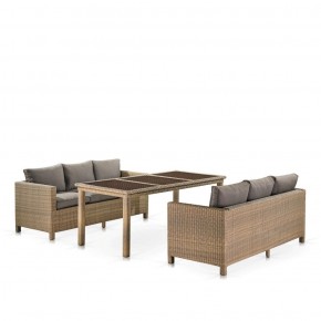 Комплект плетеной мебели T365/S65B-W65 Light Brown в Можге - mozhga.mebel-74.com | фото