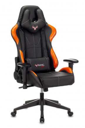 Кресло игровое Бюрократ VIKING 5 AERO ORANGE черный/оранжевый в Можге - mozhga.mebel-74.com | фото
