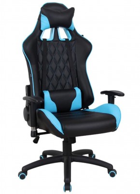 Кресло компьютерное BRABIX "GT Master GM-110" (черное/голубое) 531928 в Можге - mozhga.mebel-74.com | фото