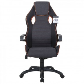 Кресло компьютерное BRABIX Techno Pro GM-003 (ткань черное/серое, вставки оранжевые) 531813 в Можге - mozhga.mebel-74.com | фото