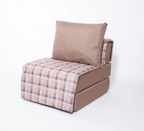 Кресло-кровать бескаркасное Харви (коричневый-квадро беж) в Можге - mozhga.mebel-74.com | фото