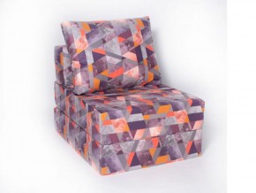 Кресло-кровать-пуф бескаркасное Окта (Велюр принт 2) в Можге - mozhga.mebel-74.com | фото