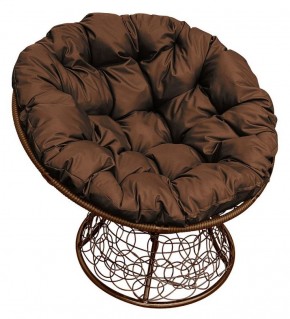 Кресло "ПАПАСАН" ротанг (каркас коричневый) в Можге - mozhga.mebel-74.com | фото
