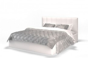 Кровать Элен 1600 + основание с ПМ (Vega white) белый в Можге - mozhga.mebel-74.com | фото