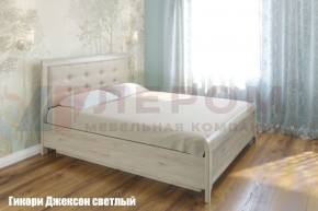 Кровать КР-1034 с мягким изголовьем в Можге - mozhga.mebel-74.com | фото