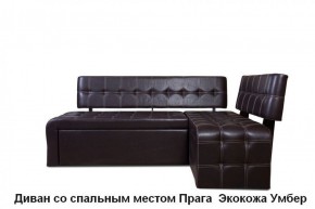 ПРАГА Кухонный диван угловой (Кожзам Борнео Умбер) в Можге - mozhga.mebel-74.com | фото