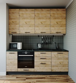 Кухонный гарнитур Крафт 2200 (Стол. 26мм) в Можге - mozhga.mebel-74.com | фото