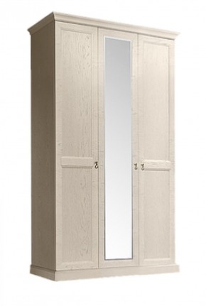 Шкаф 3-х дверный (с зеркалом) для платья и белья Венеция дуб седан (ВНШ1/3) в Можге - mozhga.mebel-74.com | фото