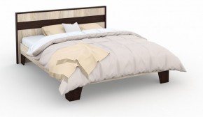 Спальня Эшли Кровать 160 без основания под матрас Венге/Дуб сонома в Можге - mozhga.mebel-74.com | фото