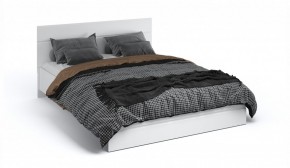 Спальня Йорк Кровать 160 с подъемным механизмом Белый жемчуг/Белый глянец в Можге - mozhga.mebel-74.com | фото