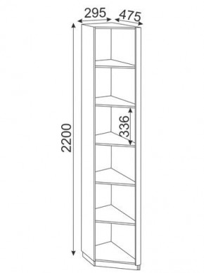 Угловая секция Глэдис М25 (ЯШС/Белый) в Можге - mozhga.mebel-74.com | фото